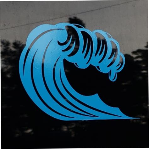 wave car decal|More.